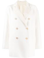 Lorena Antoniazzi manteau à boutonnière croisée - Blanc