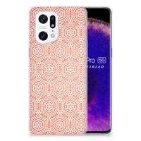 OPPO Find X5 Pro TPU bumper Pattern Orange - thumbnail