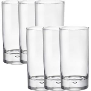 Bormioli Waterglazen/drinkglazen - 6x stuks - 375 ml - van glas - Waterglazen - Glazen