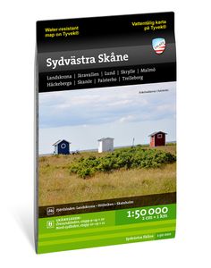 Wandelkaart - Fietskaart Terrängkartor Skåne Sydvästra - Skane zuidwest | Calazo