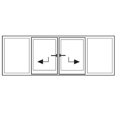 MACO Hefschuifdeurbeslag 300kg Schema C SKG** (Excl. Greep en Rails)