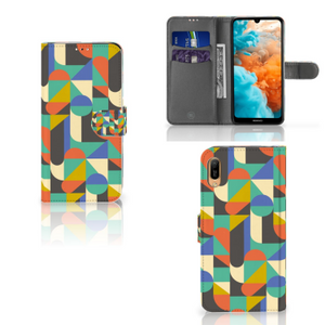 Huawei Y6 (2019) Telefoon Hoesje Funky Retro