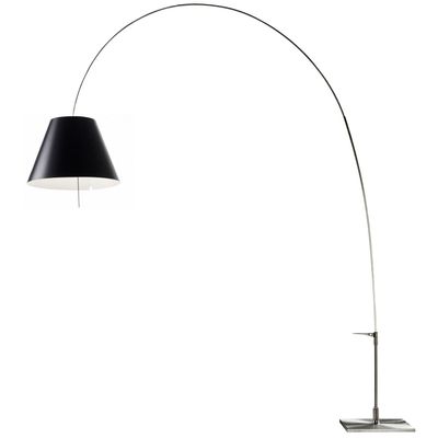 Luceplan - Lady Costanza met aanuit schakelaar vloerlamp aluminium