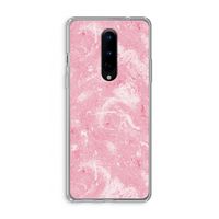 Abstract Painting Pink: OnePlus 8 Transparant Hoesje