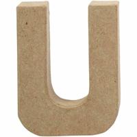 Creativ Company Letter papier-maché - u, 10cm