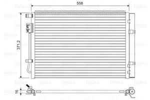 Valeo Airco condensor 822597