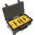Peli 1514 zwarte trolley met dividers 501x279x193 mm