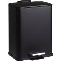 Excellent Houseware Pedaalemmer 20L Mat Zwart