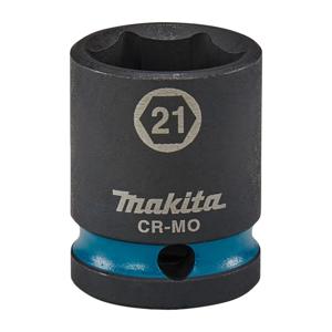 Makita E-16178 Impact Black Krachtdop 1/2" kort | 21 mm