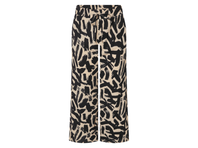 esmara Dames broek - plus size (Beige/print, 3XL (56/58))