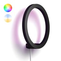 Philips Wandlamp CirleHue Sana - White and Color zwart - 929003052901
