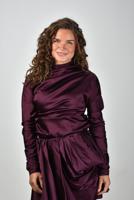 Ganni top W1050 mauve wine