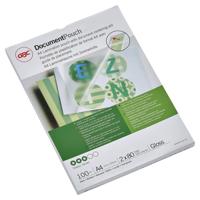 GBC Document Lamineerhoezen A4 2x80 micron Glanzend (100)