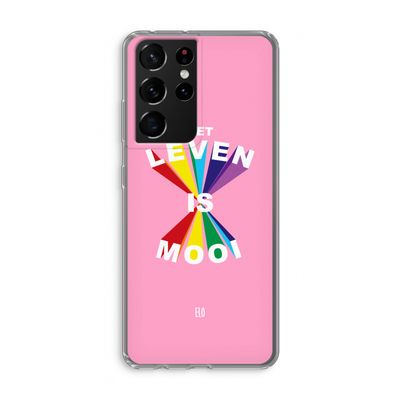 Het Leven Is Mooi: Samsung Galaxy S21 Ultra Transparant Hoesje
