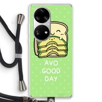 Avo Good Day: Huawei P50 Pro Transparant Hoesje met koord