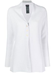 Giorgio Armani cardigan à trois boutons - Bleu