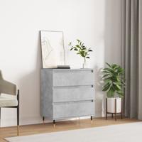 Dressoir 60x35x70 cm bewerkt hout betongrijs