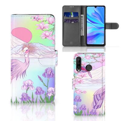 Huawei P30 Lite (2020) | Telefoonhoesje | Met pasjeshouder | Bird