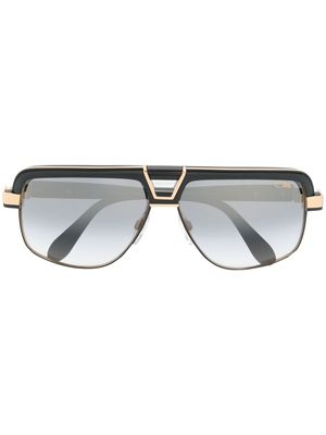 Cazal lunettes de soleil à monture géométrique - Noir