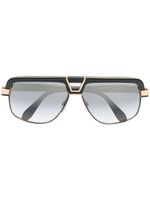 Cazal lunettes de soleil à monture géométrique - Noir