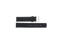 Horlogeband Universeel F145 Leder Zwart 18mm