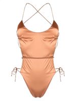 Oséree maillot de bain à détail noué - Marron