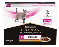 PURINA Pro Plan Veterinary Diets UR St/Ox Urinary Chicken - natvoer voor katten - 10x85 g