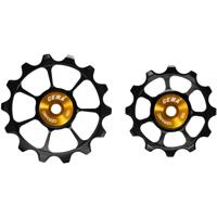 Cema derailleurwieltjes sram axs + xplr 12v ker. zwart