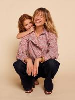 Hemd met bloemenprint van biologisch katoen meerkleurig