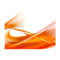Artgeist Abstractie Oranje Vlies Fotobehang 250x193cm 5-banen - thumbnail