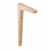AMIG Plankdrager/planksteun van hout - lichtbruin - H250 x B150 mm AMIG Plankdrager/planksteun van hout - lichtbruin - H250 x B150 mm