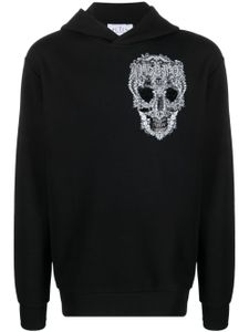 Philipp Plein hoodie Baroque Skull en coton - Noir