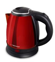 Esperanza EKK128R waterkoker Parana 1 L Zwart, Rood 1350 W