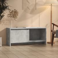 Tv-meubel 90x35x40 cm bewerkt hout betongrijs