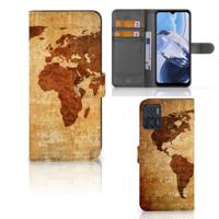Motorola Moto E22 | E22i | Flip Cover | Wereldkaart
