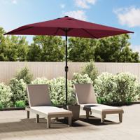 VidaXL Parasol met metalen paal 300x200 cm bordeauxrood - thumbnail