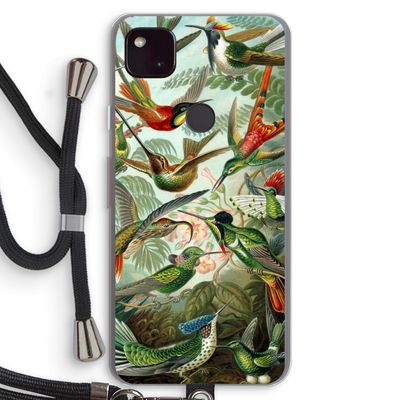 Haeckel Trochilidae: Pixel 4a 5G Transparant Hoesje met koord