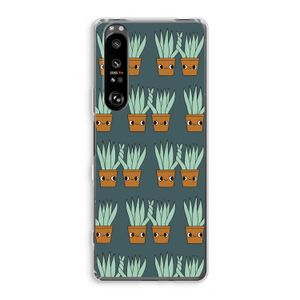 Sansevieria: Sony Xperia 1 III Transparant Hoesje