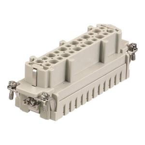 Harting 09 33 024 2702 Businzetstuk Han® E 24 + PE Crimpen 1 stuk(s)