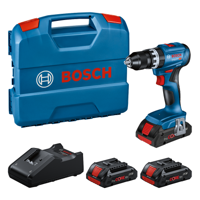 Bosch Blauw gsb 18v-45 accu schroef- en klopboormachine | 3 x 4,0 ah procore accu | in l-case - 0615a5002u