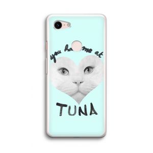 You had me at tuna: Google Pixel 3 Transparant Hoesje