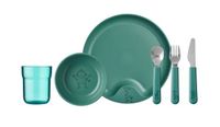 Mepal Kinderservies Mio Deep Turquoise 6-Delig - thumbnail