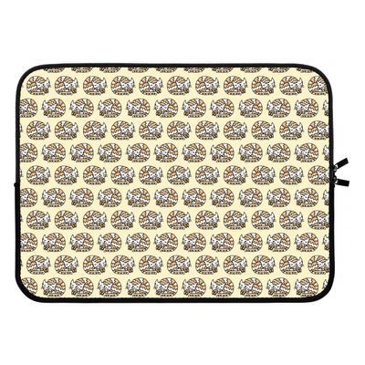 Slapende poes: Laptop sleeve 15 inch