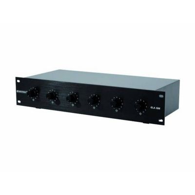 Omnitronic 80711321 Rack PA-volumeregelaar Zwart