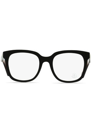 Moncler Eyewear lunettes de vue à monture carrée à logo - Noir