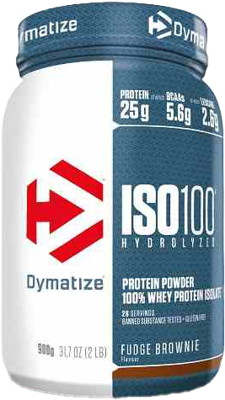Dymatize ISO 100 Hydrolyzed Fudge Brownie (900 g)
