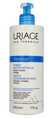 Uriage Xemose Gentle Cleansing Syndet Make-up verwijderaar en reiniger 500 ml
