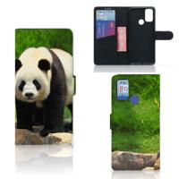 Alcatel 1S (2021) | Telefoonhoesje | Met pasjeshouder | Panda