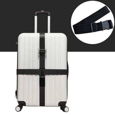 Kruis de Rainbow elastische telescopische tas Bungee Bagage verpakking reizen bagage vaste riem (zwart)