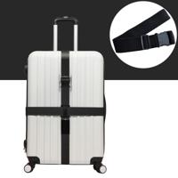 Kruis de Rainbow elastische telescopische tas Bungee Bagage verpakking reizen bagage vaste riem (zwart)